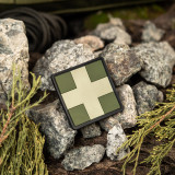 M-Tac нашивка Medic Cross Square PVC Olive