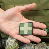 M-Tac нашивка Medic Cross Square PVC Olive