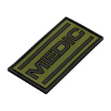 M-Tac нашивка Medic PVC Olive/Black