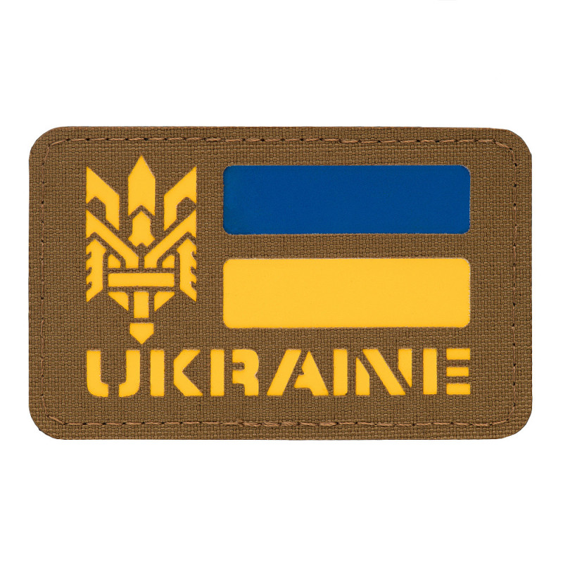 M-Tac нашивка Ukraine (с Тризубом) Laser Cut Coyote M-Tac нашивка Ukraine (с Тризубом) Laser Cut Coyote
