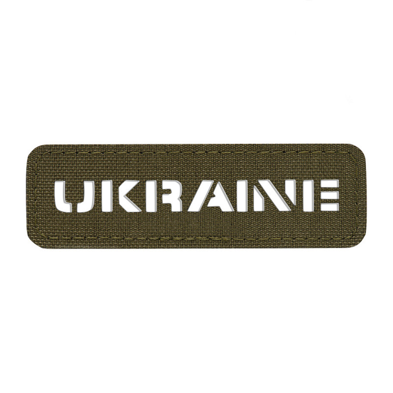 M-Tac нашивка Ukraine скрізна 25х80 Laser Cut Олива M-Tac нашивка Ukraine скрізна 25х80 Laser Cut Олива