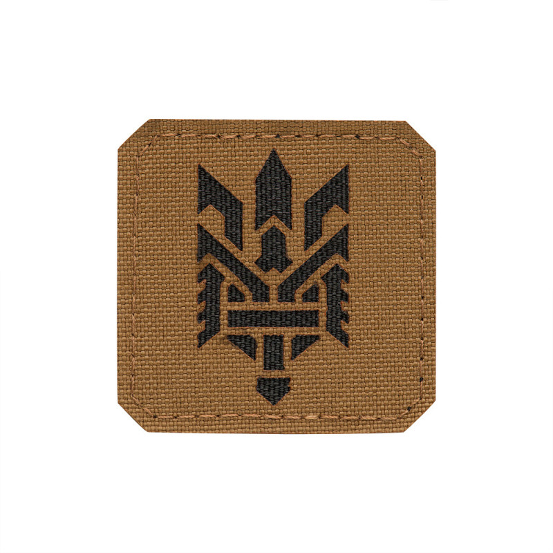 M-Tac нашивка Тризуб (стилізація) Laser Cut мала Coyote/Black M-Tac нашивка Тризуб (стилізація) Laser Cut мала Coyote/Black
