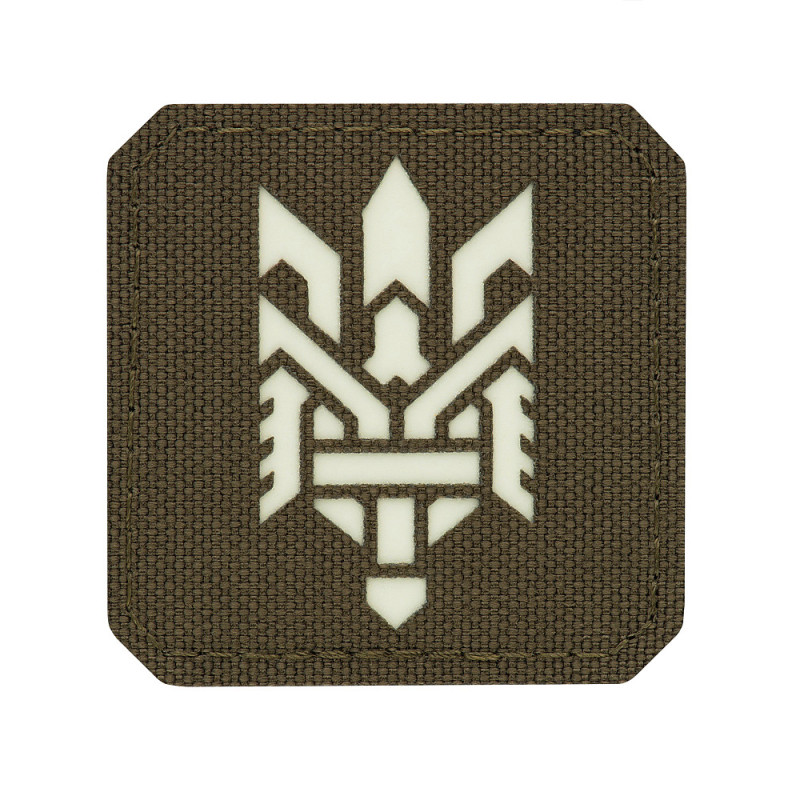 M-Tac нашивка Тризуб (стилізація) Laser Cut мала Ranger Green/GID M-Tac нашивка Тризуб (стилізація) Laser Cut мала Ranger Green/GID