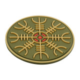M-Tac нашивка шолом Жаху PVC Olive