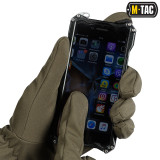 M-Tac рукавички Winter Soft Shell Olive M-Tac рукавички Winter Soft Shell Olive