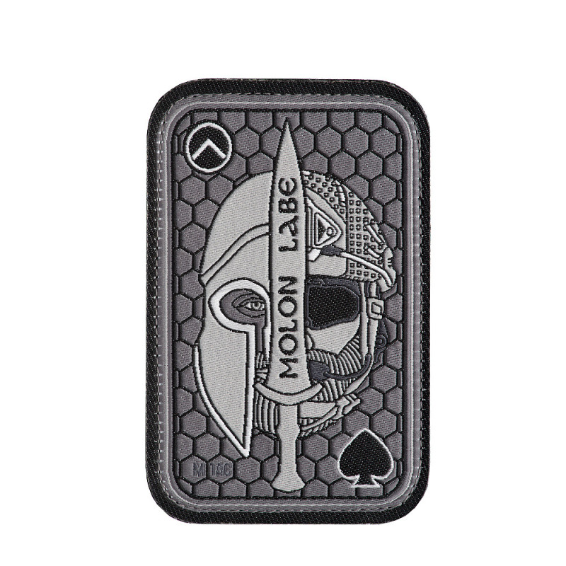 M-Tac нашивка Molon Labe Ace (жаккард) сіра M-Tac нашивка Molon Labe Ace (жаккард) сіра
