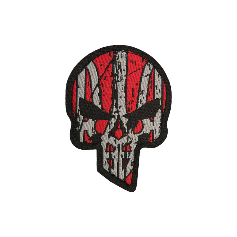 M-Tac нашивка Ukrainian Punisher (жаккард) червоно-чорна M-Tac нашивка Ukrainian Punisher (жаккард) червоно-чорна