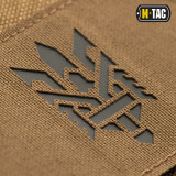 M-Tac нашивка Тризуб (стилізація) Laser Cut горизонтальна койот/чорна
