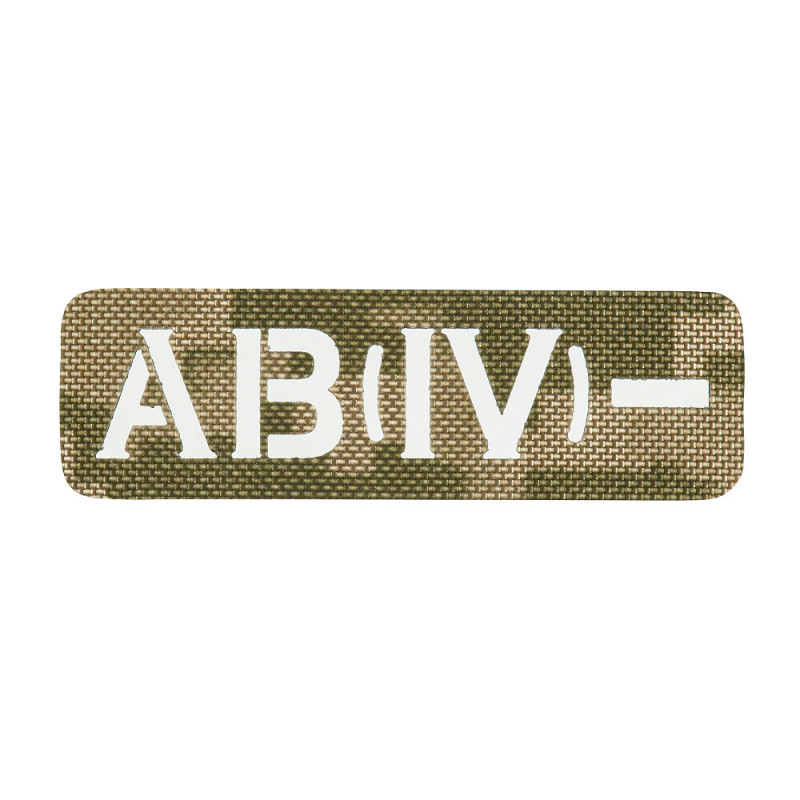 M-Tac нашивка група крові AB (IV) - наскрізна Laser Cut 25х80 MM14 M-Tac нашивка група крові AB (IV) - наскрізна Laser Cut 25х80 MM14