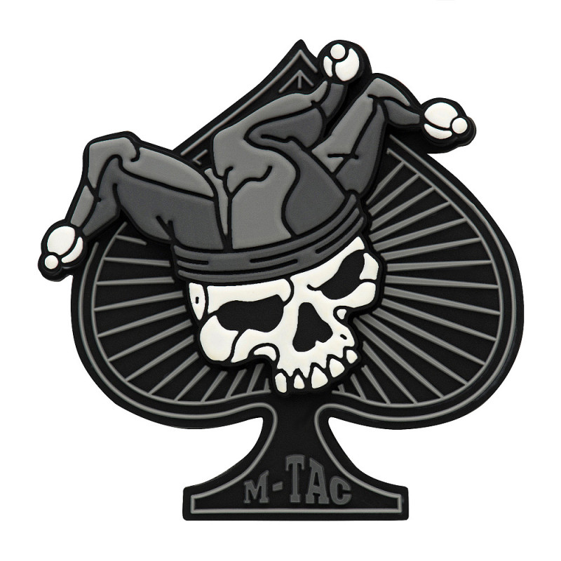 M-Tac нашивка Ace of Spades 3D PVC Black/White M-Tac нашивка Ace of Spades 3D PVC Black/White