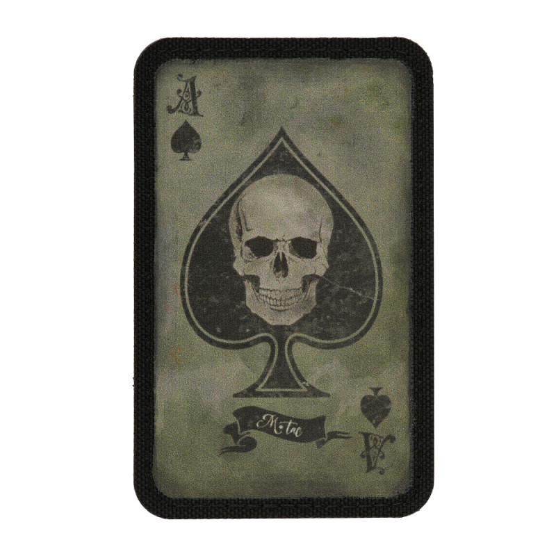 M-Tac нашивка Ace of Spades Ranger Green/Black M-Tac нашивка Ace of Spades Ranger Green/Black