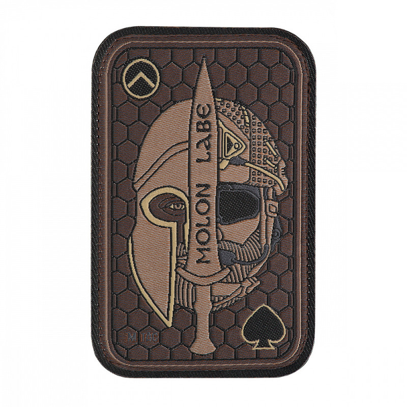 M-Tac нашивка Molon Labe Ace (жаккард) койот M-Tac нашивка Molon Labe Ace (жаккард) койот