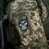M-Tac нашивка Череп у береті (загальний Сухопутних військ)