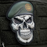 M-Tac нашивка Череп у береті (загальний Сухопутних військ)