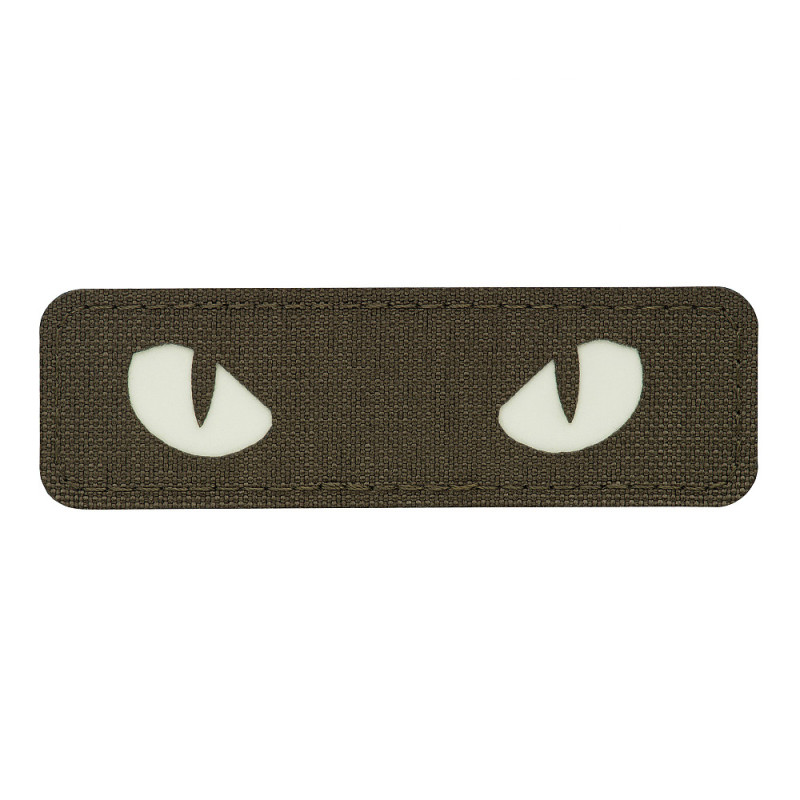 M-Tac нашивка Котячі Очі Cat Eyes Laser Cut олива/GID M-Tac нашивка Котячі Очі Cat Eyes Laser Cut олива/GID