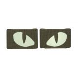 M-Tac нашивка Tiger Eyes Laser Cut (пара) Ranger Green M-Tac нашивка Tiger Eyes Laser Cut (пара) Ranger Green