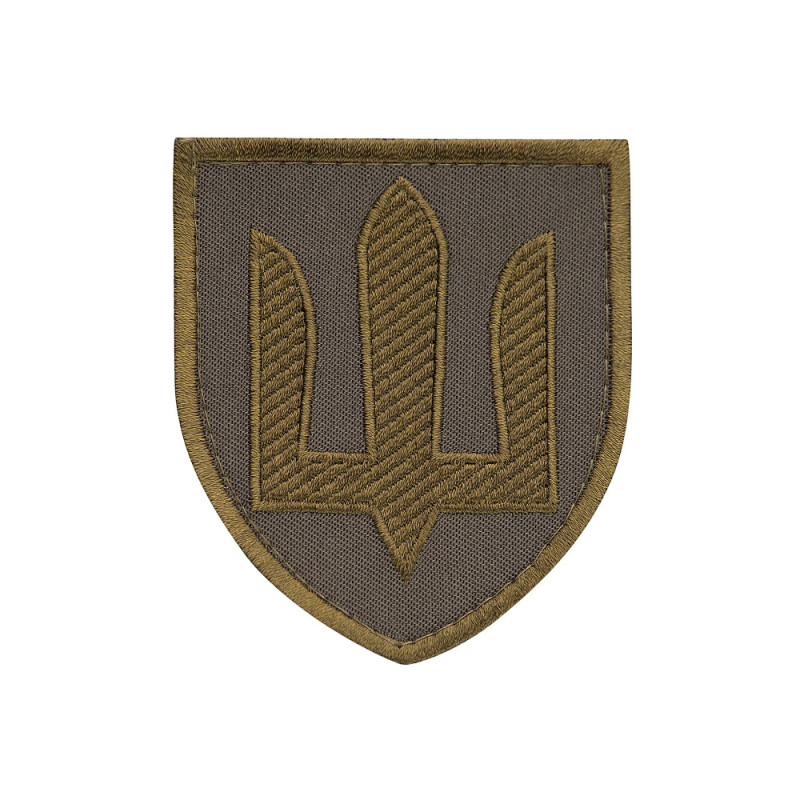 Нашивка нарукавний знак Сухопутні війська ЗСУ олива/олива Нашивка нарукавний знак Сухопутні війська ЗСУ олива/олива