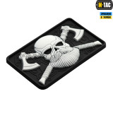 M-Tac нашивка Bearded Skull 3D PVC Black/White M-Tac нашивка Bearded Skull 3D PVC Black/White