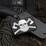 M-Tac нашивка Bearded Skull 3D PVC Black/White M-Tac нашивка Bearded Skull 3D PVC Black/White