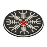M-Tac нашивка шолом Жаху PVC Black/White M-Tac нашивка шолом Жаху PVC Black/White
