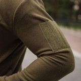 Кофта флісова з липучками Dark Olive