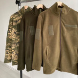 Кофта флісова з липучками Dark Olive