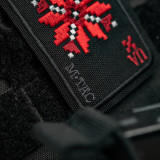M-Tac нашивка Вишиванка (вишивка) Чорна/червона M-Tac нашивка Вишиванка (вишивка) Чорна/червона