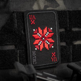 M-Tac нашивка Вишиванка (вишивка) Чорна/червона M-Tac нашивка Вишиванка (вишивка) Чорна/червона