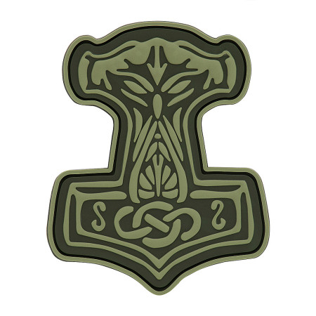 M-Tac нашивка Молот Тора PVC Olive