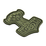 M-Tac нашивка Молот Тора PVC Olive