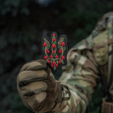 M-Tac нашивка Тризуб калина (вишивка) Black M-Tac нашивка Тризуб калина (вишивка) Black