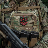 M-Tac нашивка Тризуб калина (вишивка) Black M-Tac нашивка Тризуб калина (вишивка) Black