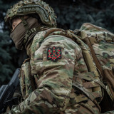 M-Tac нашивка Тризуб калина (вишивка) Black M-Tac нашивка Тризуб калина (вишивка) Black
