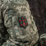 M-Tac нашивка Тризуб Червоний мак (вишивка) Black M-Tac нашивка Тризуб Червоний мак (вишивка) Black