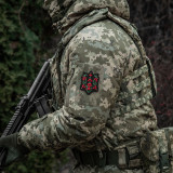 M-Tac нашивка Тризуб Червоний мак (вишивка) Black M-Tac нашивка Тризуб Червоний мак (вишивка) Black