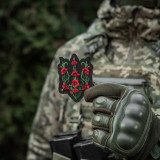 M-Tac нашивка Тризуб Червоний мак (вишивка) Black M-Tac нашивка Тризуб Червоний мак (вишивка) Black