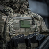 M-Tac нашивка прапор України з малим гербом PVC олива M-Tac нашивка прапор України з малим гербом PVC олива