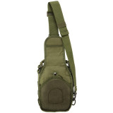 Сумка однолямкова тактична плетена ручка Sling Chest Pack олива (Olive) Сумка однолямкова тактична плетена ручка Sling Chest Pack олива (Olive)