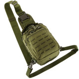 Сумка однолямкова тактична плетена ручка Sling Chest Pack олива (Olive) Сумка однолямкова тактична плетена ручка Sling Chest Pack олива (Olive)
