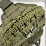 Сумка однолямкова тактична плетена ручка Sling Chest Pack олива (Olive) Сумка однолямкова тактична плетена ручка Sling Chest Pack олива (Olive)