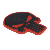 M-Tac нашивка Punisher PVC Red/Black