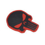 M-Tac нашивка Punisher PVC Red/Black