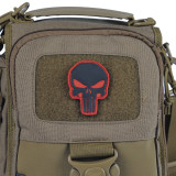 M-Tac нашивка Punisher PVC Red/Black