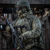 M-Tac нашивка Punisher Тризуб