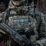 M-Tac нашивка Punisher Тризуб