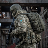 M-Tac нашивка Punisher Тризуб