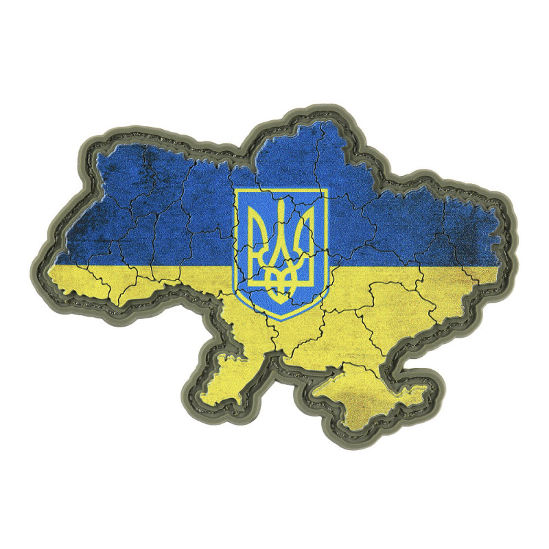 M-Tac нашивка Україна з гербом жовто синій M-Tac нашивка Україна з гербом жовто синій