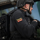 M-Tac нашивка Їбаш на повну Black/Red/Black