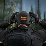 M-Tac нашивка Їбаш на повну Black/Red/Black