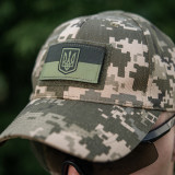 M-Tac нашивка прапор України (жаккард) олива M-Tac нашивка прапор України (жаккард) олива